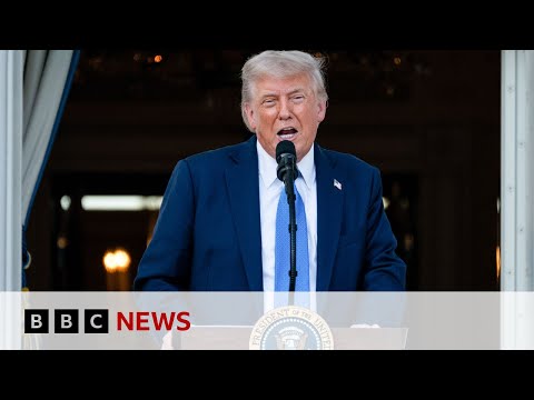 Trump signs ban on travel to US by nationals from 12 countries | BBC News