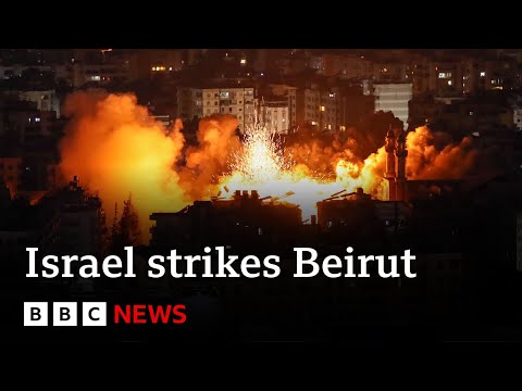 Israel strikes Lebanon’s capital Beirut on eve of religious holiday | BBC News