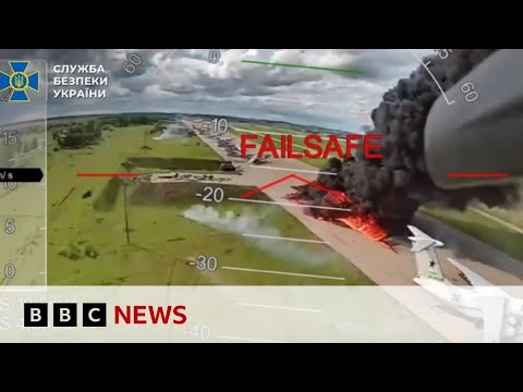 What we know about Ukraine’s drone attack on Russia | BBC News