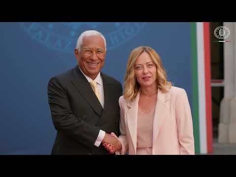Incontro del Presidente Meloni con il Presidente del Consiglio europeo Costa