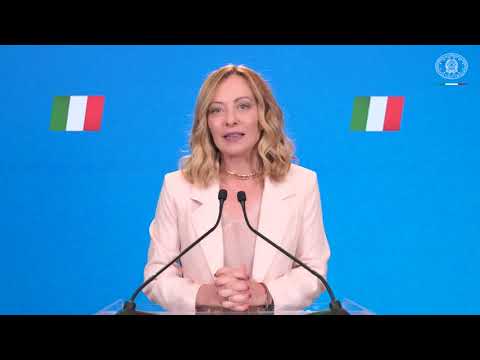 Assemblea 2025 di Centromarca, videomessaggio del Presidente Meloni