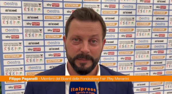 Premio Fair Play Menarini, Paganelli: “Celebriamo lealtà e rispetto”