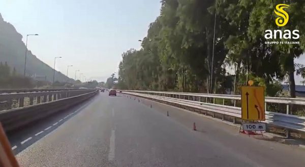 Anas, traffico regolare sull’A19 tra Bagheria e Altavilla Milicia