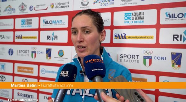Batini “Un po’ di rammarico per il bronzo, ma medaglie si festeggiano”