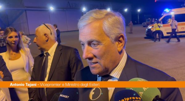 Gaza, Tajani “Palestinesi sono benvenuti in Italia”