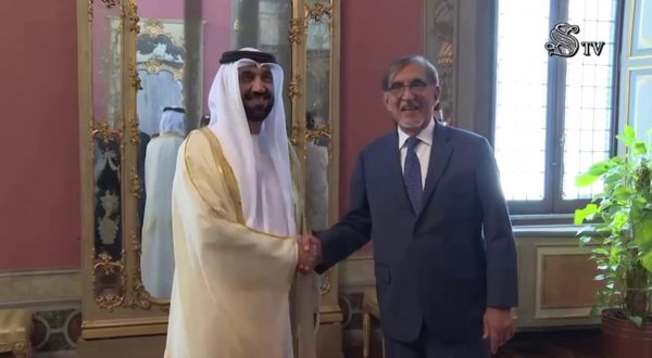 La Russa riceve il presidente del Parlamento Arabo Al Yamahi