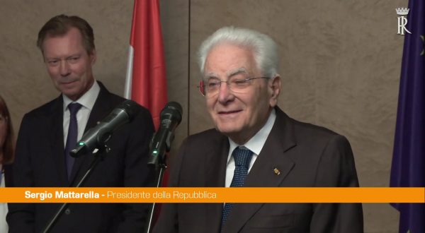 Mattarella “Crescente collaborazione tra Lussemburgo e Italia”