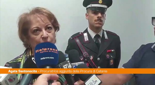 Maxi blitz Catania, Santonocito “Ruolo donne di primo piano in clan”