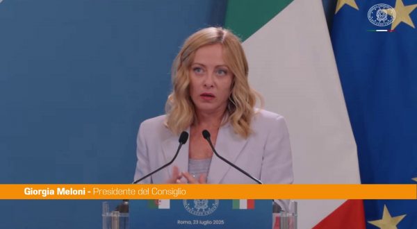 Italia-Algeria, Meloni “Sull’energia salda cooperazione”