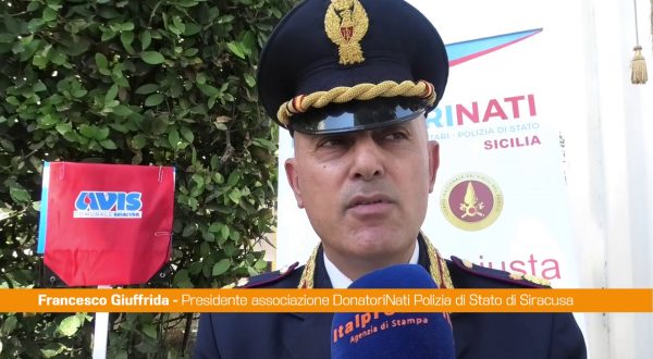 Siracusa, la Polizia di Stato sostiene la donazione di sangue