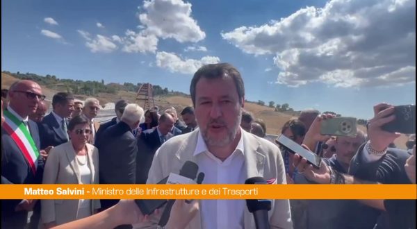 Infrastrutture,  Salvini “Aperti cantieri in Sicilia per 22 miliardi”