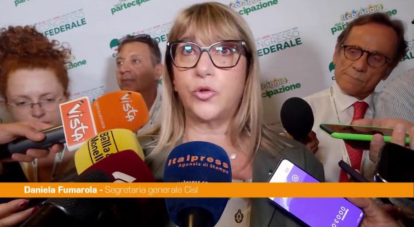 Fumarola “Speriamo in un campo ampio per il patto sul lavoro”