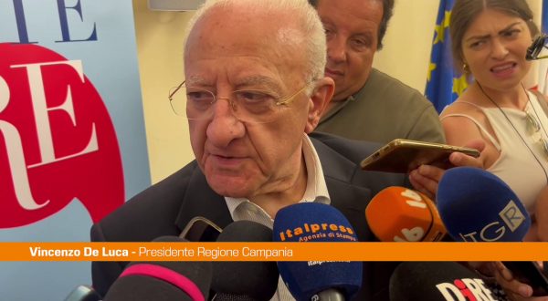 America’s Cup, De Luca “Ho letto, ma non mi hanno disturbato”