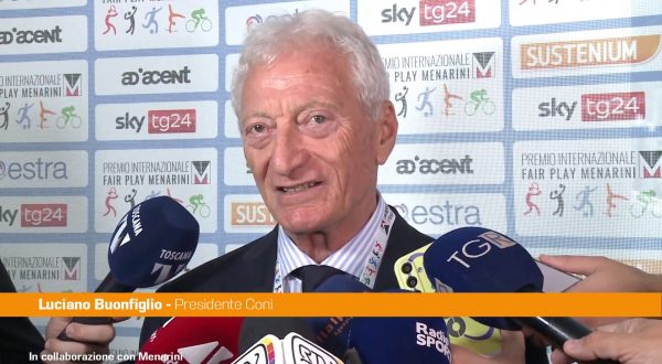 Premio Fair Play Menarini, Buonfiglio “Chi fa sport esempio di valori”