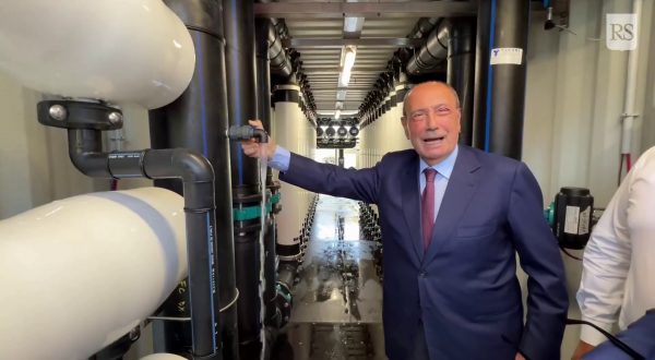 Dissalatori in Sicilia, Schifani visita l’impianto di Porto Empedocle