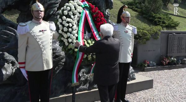 Mattarella commemora le 268 vittime dell’inondazione in Val di Stava