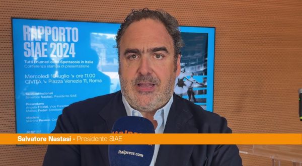 Rapporto SIAE,Nastasi “Situazione florida per lo spettacolo in Italia”