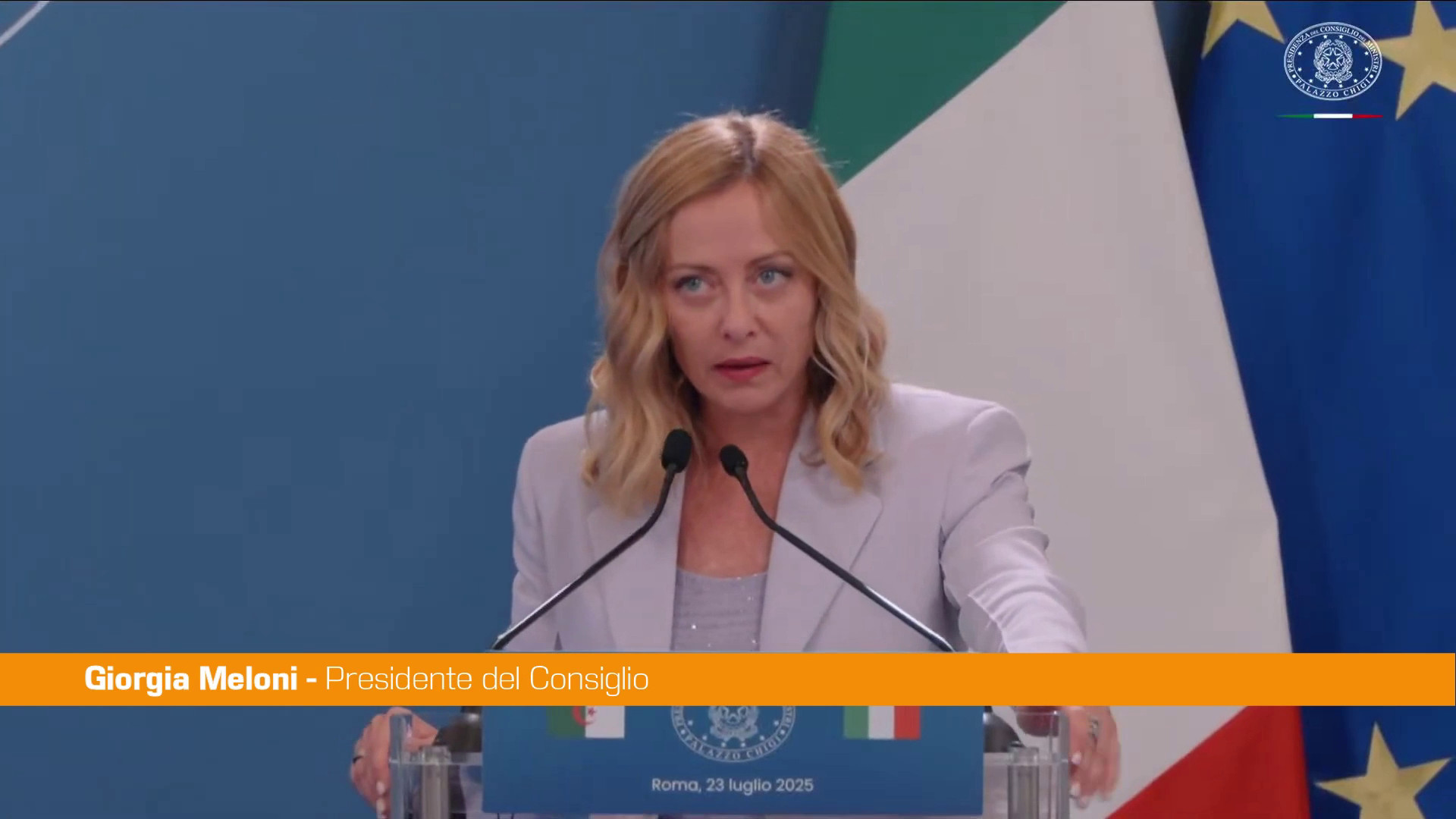 Meloni “Interconnessione sempre più forte tra Italia e Algeria”