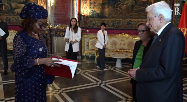 Mattarella riceve nuovi ambasciatori per lettere credenziali