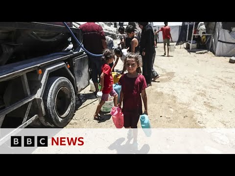 Israeli defence minister plans to move Gaza’s population to camp in Rafah | BBC News