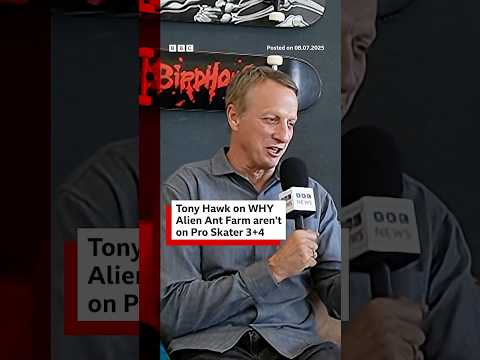 Why did Tony Hawk remove Wish from Pro Skater 3+4? #AlienAntFarm #TonyHawk #BBCNews