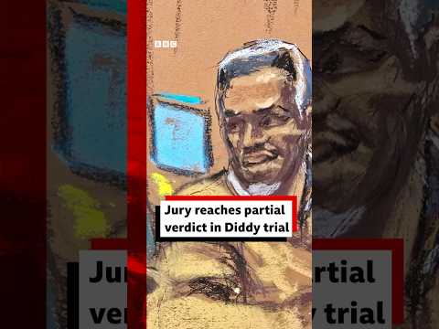 Jury told to keep deliberating after partial verdict in Diddy trial. #DiddyTrial #BBCNews