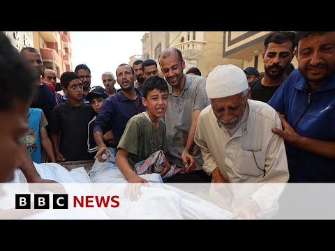 Children fetching water killed in Israeli strike in Gaza, medics say | BBC News