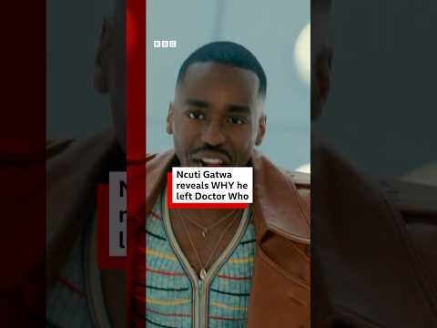 Ncuti Gatwa left Doctor Who earlier in 2025 after playing The Doctor for 18 months. #BBCNews