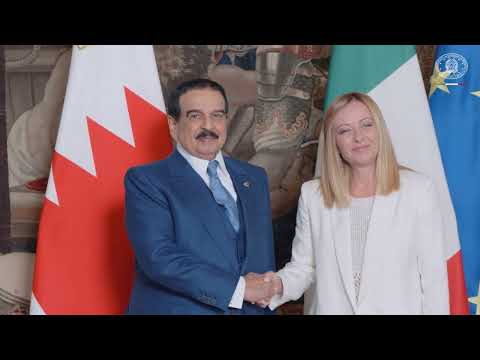 Il Presidente Meloni incontra Re del Bahrein