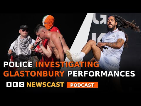 Why are UK police investigating Glastonbury performances? | BBC Newscast