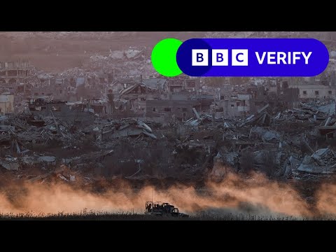 BBC Verify investigates Gaza building demolitions | BBC News