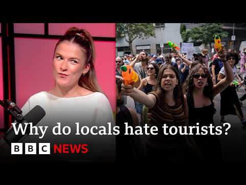 What is behind the rise in anti-tourism protests? | BBC News
