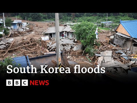At least 18 dead in South Korea floods and landslides | BBC News