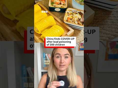 China finds cover-up in lead poisoning of 200 children. #China #BBCNews