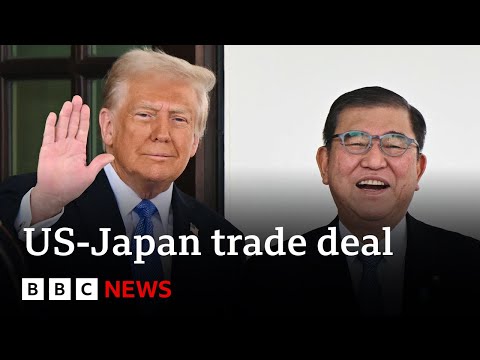 US and Japan agree ‘largest trade deal in history’, says Donald Trump | BBC News