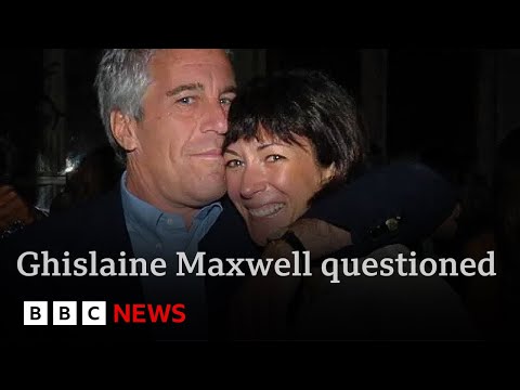 US justice department questions Jeffrey Epstein accomplice Ghislaine Maxwell | BBC News