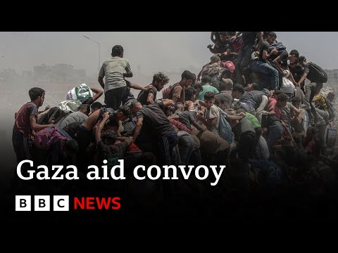 Jordan and UAE begin aid drops into Gaza after Israel announced aid measures | BBC News