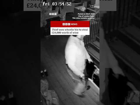 Thief uses wheelie bin to steal £24,000 worth of wine. #BBCNews