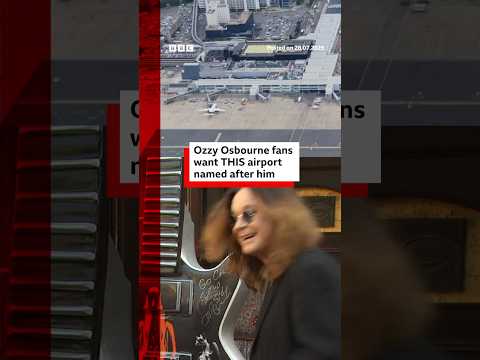 Fans want the name of this airport changed for Ozzy Osbourne. #Ozzy #BBCNews