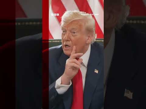 Donald Trump says he never had the ‘privilege’ of going to Epstein’s island. #DonaldTrump #BBCNews