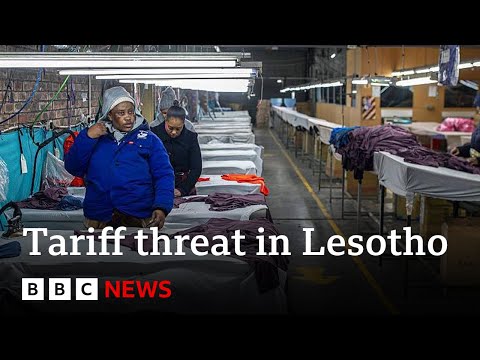 Lesotho factory that made Trump golf shirts hit hard by US tariffs | BBC News