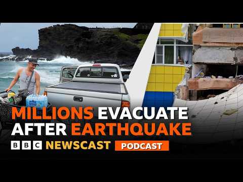 Tsunami warnings across the Pacific | BBC Newscast