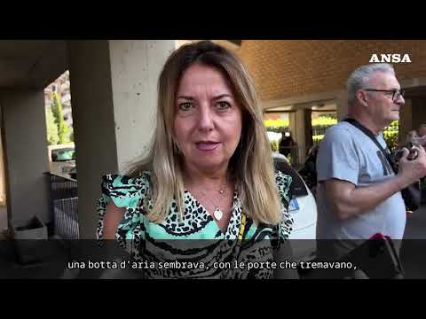 Esplosione a Roma, il racconto dei residenti #ansa #news