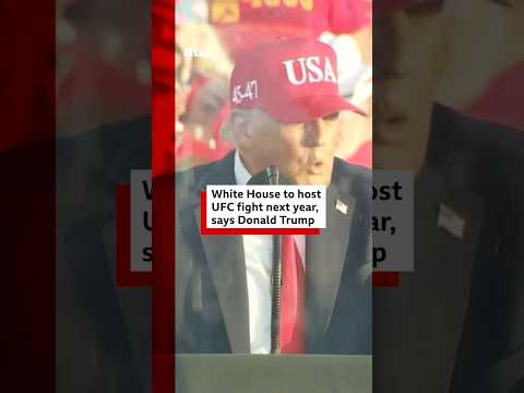 White House to host UFC fight, Donald Trump announces. #UFC #DonaldTrump #BBCNews