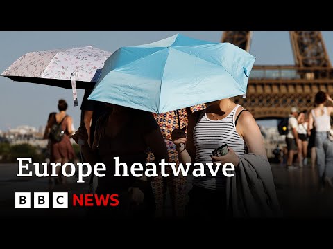 Spain records hottest June ever as heatwave grips Europe | BBC News