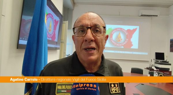 Incendi in Sicilia, Carrolo “In una settimana oltre 3 mila interventi”