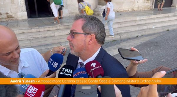 Ucraina, Yurash “Grati all’Italia per la vicinanza e il supporto”