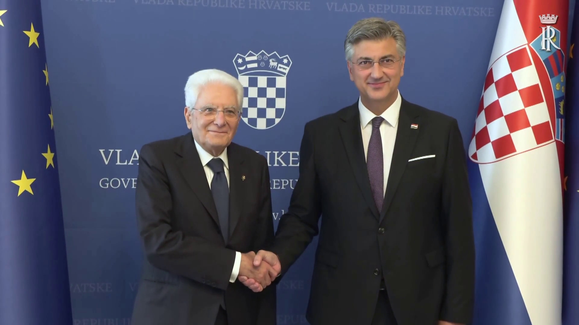 Mattarella incontra Plenkovic “Crescita costante dell’amicizia”