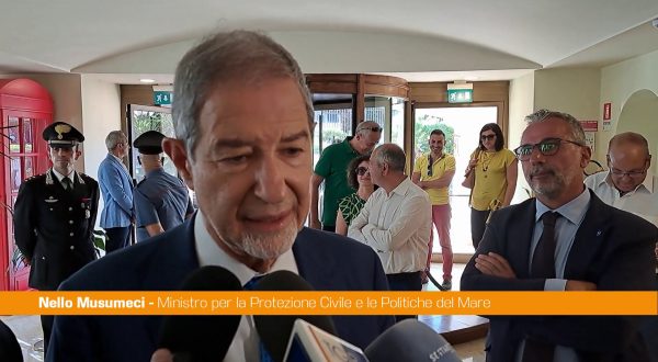 Musumeci “Blue economy ha tante potenzialità, carta vincente per Sud”