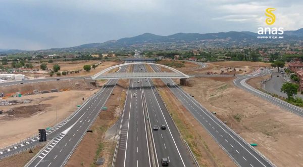 A Roma aperto il nuovo collegamento autostradale A1-Tor Vergata